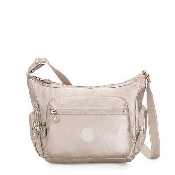 Kipling Gabbie Small Metallic crossbody taschen Silber | DE 1143NW