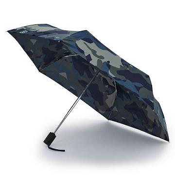Kipling New Printed Umbrella Auto Open Accessoires Grau Camouflage | DE 1711EB