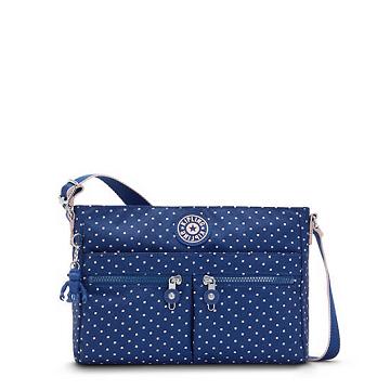Kipling New Angie Printed crossbody taschen Blau | DE 1200ZU