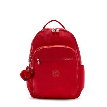 Kipling Seoul Large 15" Backpack Laptoptaschen Rot | DE 1646HA