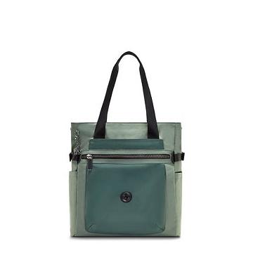 Kipling Faiza 15" Tote Bag Laptoptaschen Grün | DE 1296WN