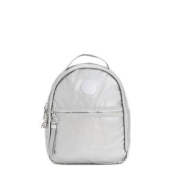 Kipling Kae Klassische Metallic Rucksäcke Silber | DE 1587VR